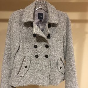 GAP-Double Breasted Bouclé Short Jacket